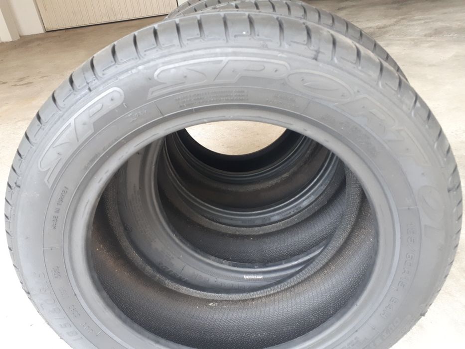 Quatro pneus novos Dunlop 185/60 r15 84H