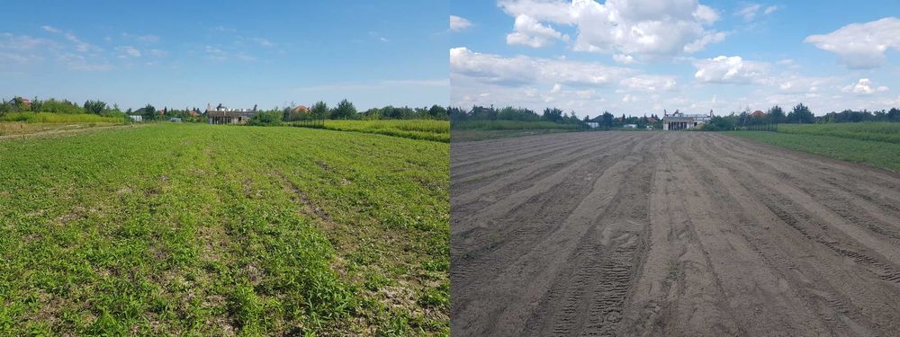 Glebogryzarka separacyjna, trawniki z siewu/rolki, siatka na krety