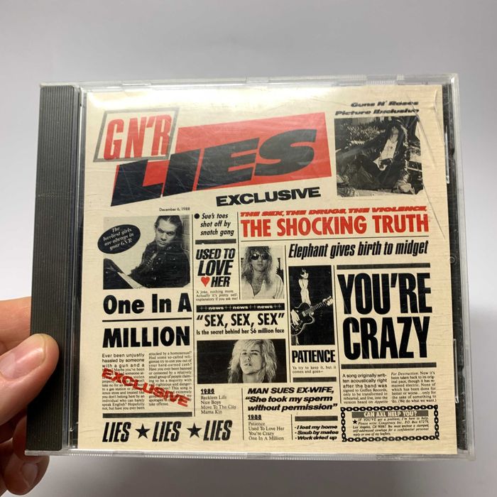 Фірмовий СД Guns N' Roses – G N' R Lies 1988 Geffen Records Germany