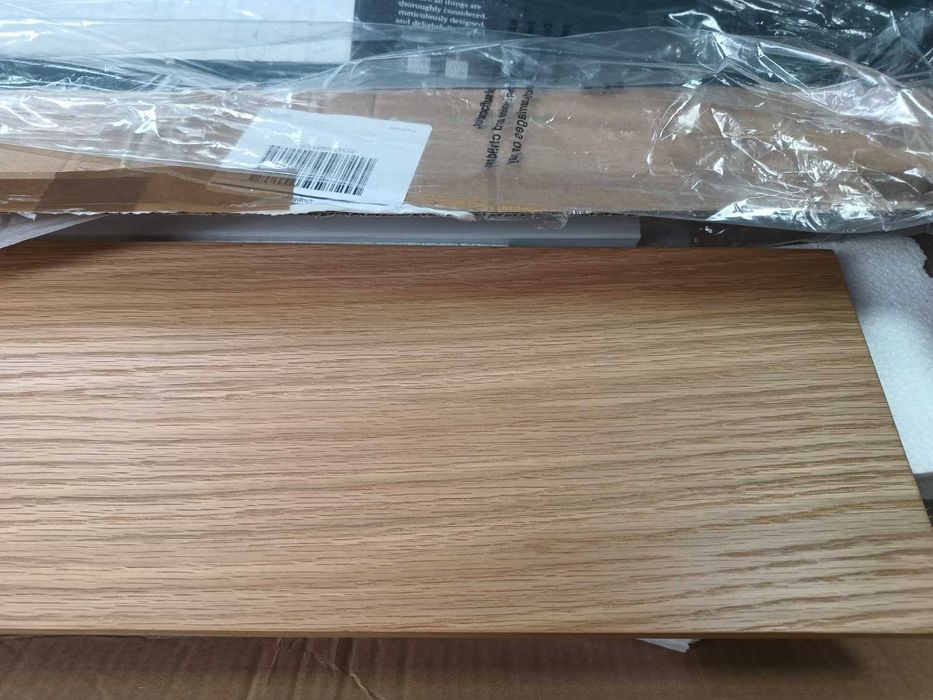 Yamazaki minimalistyczna półka stolik drewno/biel