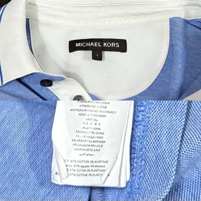 Футболка чоловіча Поло Michael Kors T-Shirt блакитний S M