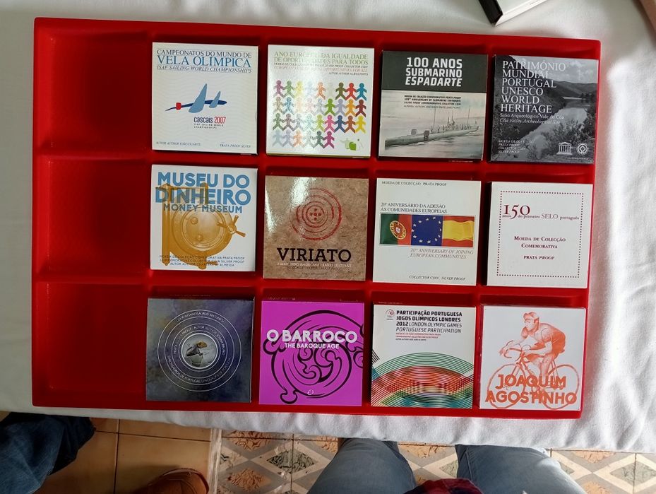 Moedas prata Proof portuguesas