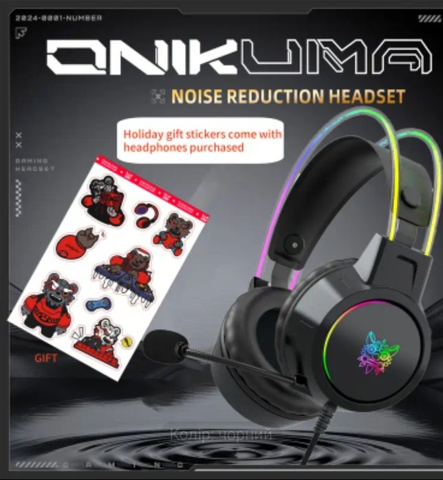 Гарнитура Onikuma X-15 pro  новая