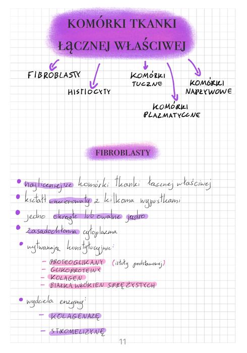 Notatki z histologii - kierunek lekarski