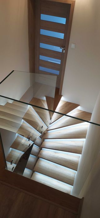 balustrady szklane na rotulach, na szynie, balkony francuskie, poręcz