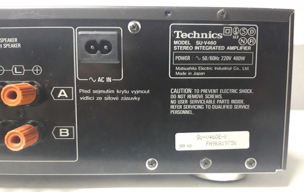 Technics SU-V450, VC4, Class AA, Made in Japan64284484521091121