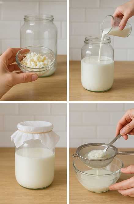 Ziarna kefirowe grzybek tybetanski zrób własny kefir