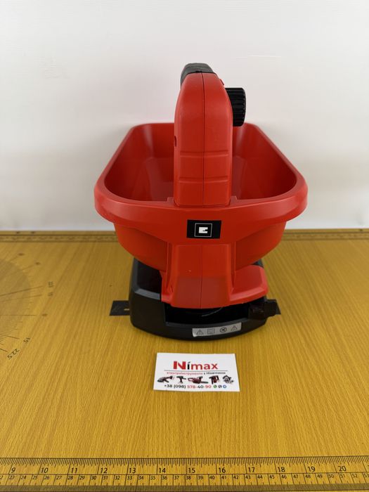 Сівалка Einhell GE-US 18В PXC, розкид до 5м, контейнер 3.3л