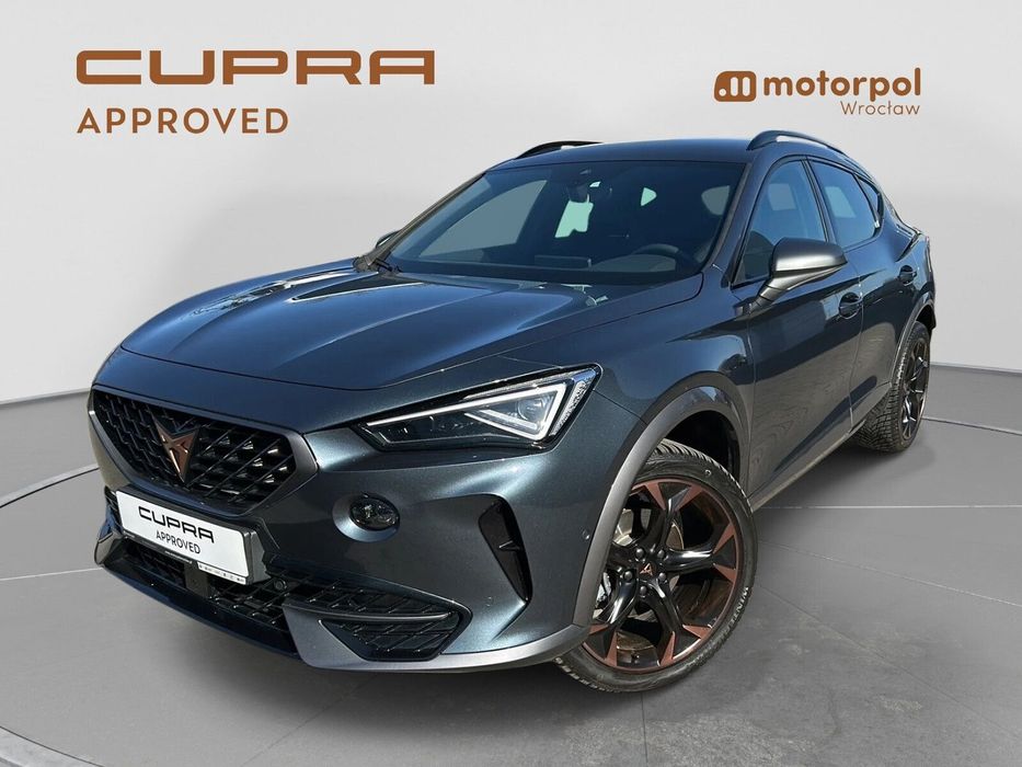 Cupra Formentor + Pakiety, Hak, ACC, Matrix LED, GPS, Podgrzewane kubełki, Salon PL