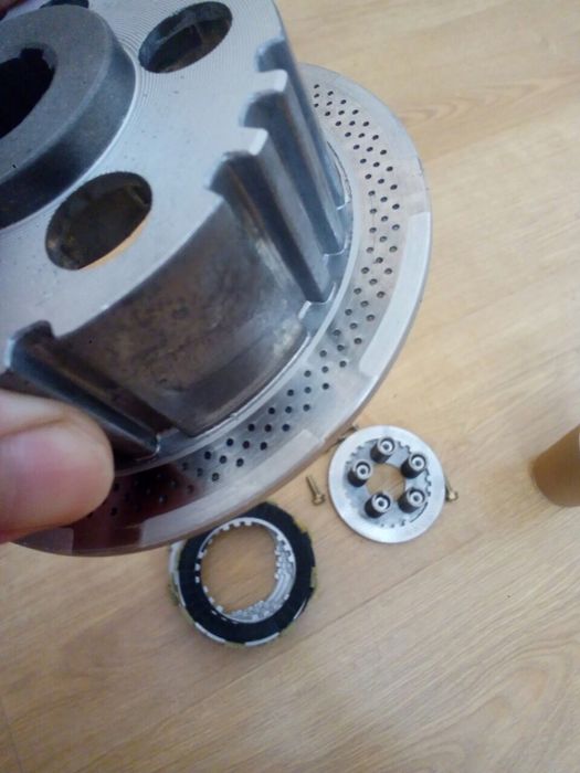 Усиленная сцепа  на 7 широких дисков 172/174/175/176 двигателя nb300