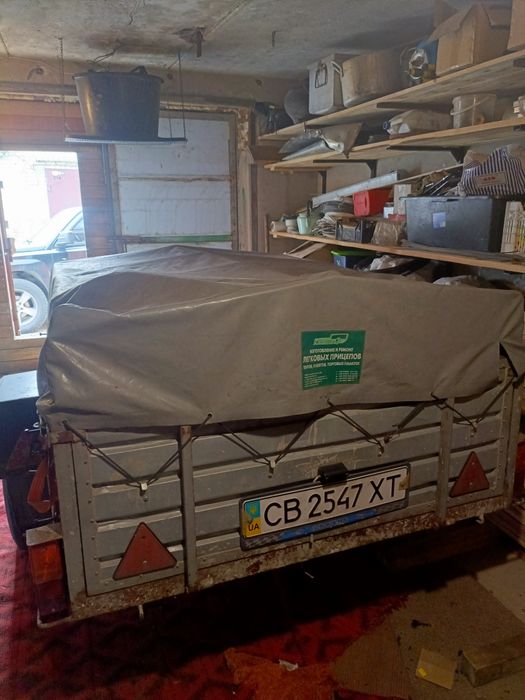 Причіп легковий категорії В навантаження до 1.5 т.