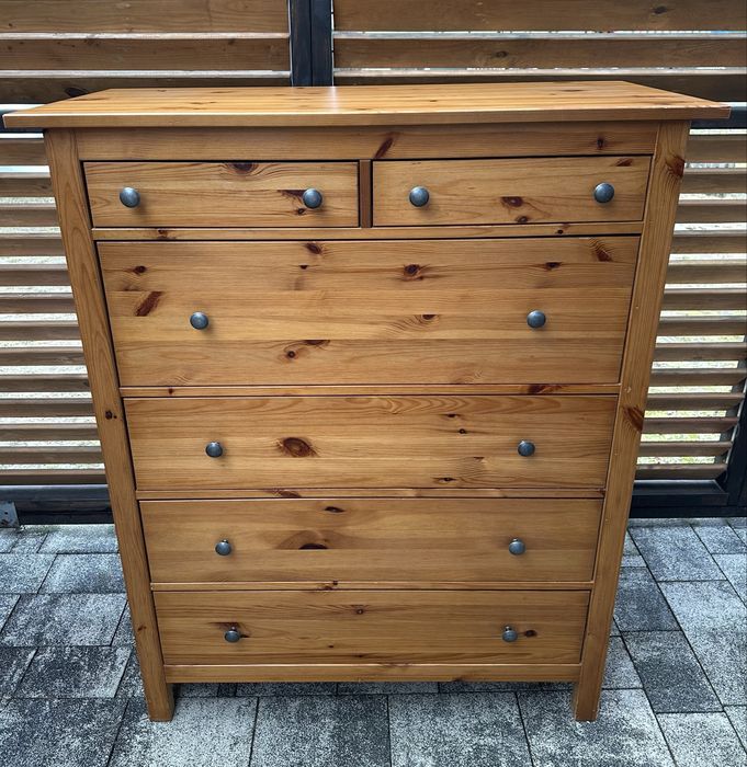Komoda Hemnes – lite drewno 6 szuflad rożne warianty