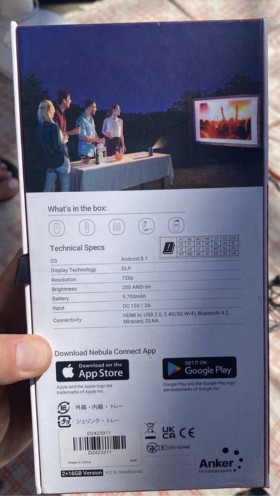 Проєктор ANKER Nebula Capsule Max