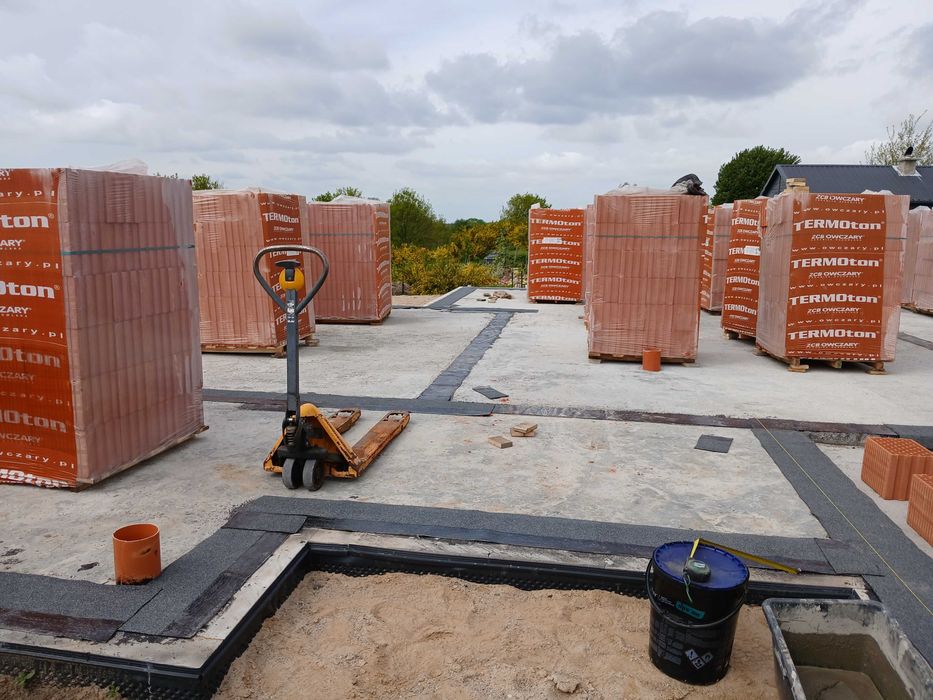 Stan surowy, prace budowlane, prace ziemno - budowlane