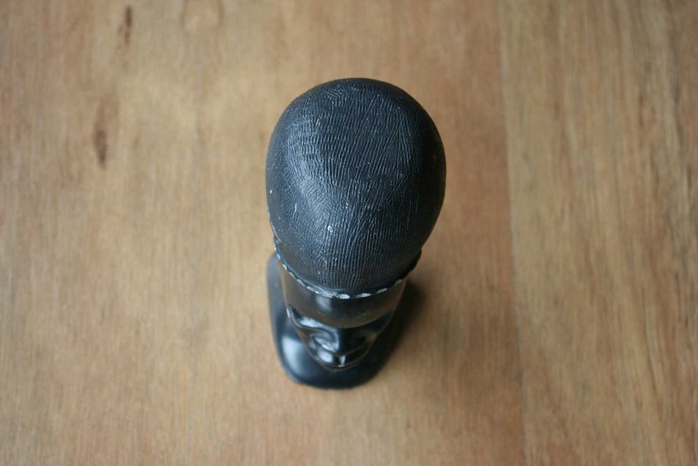 Arte africana – Escultura/busto em pedra-sabão - África do Sul
