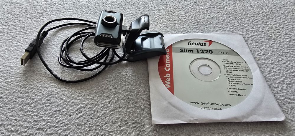 Web kamera Genius SLIM 1320 Manual