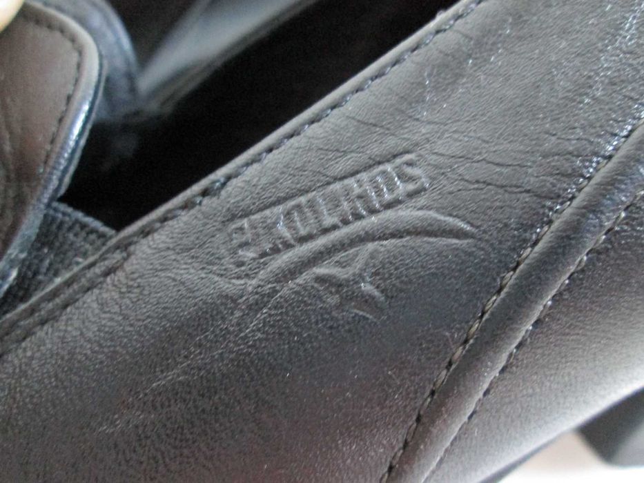 Pikolinos czarne skórzane buty pólbuty skóra 38