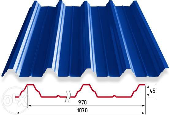 Металочерепиця профнастил виробництво у Кривому Розі профлист забор