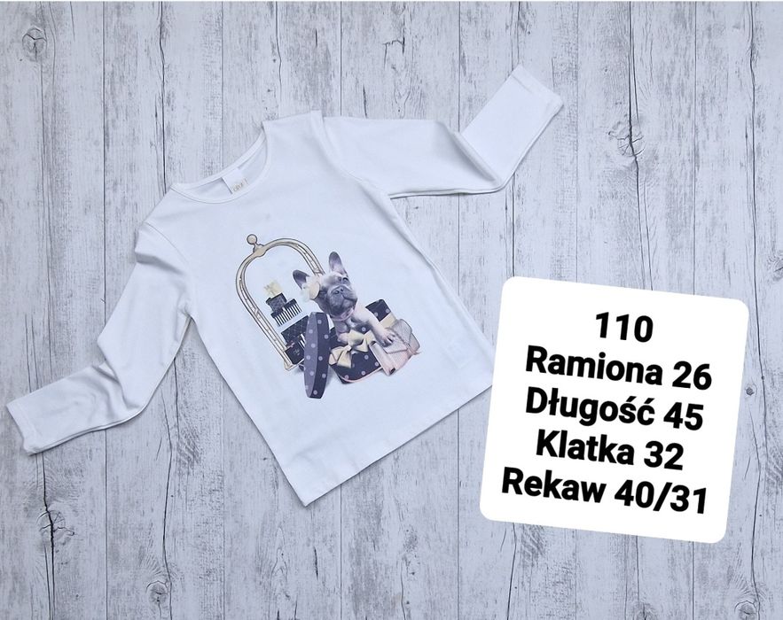 Bluzka dziewczęca 110 bawelna premium