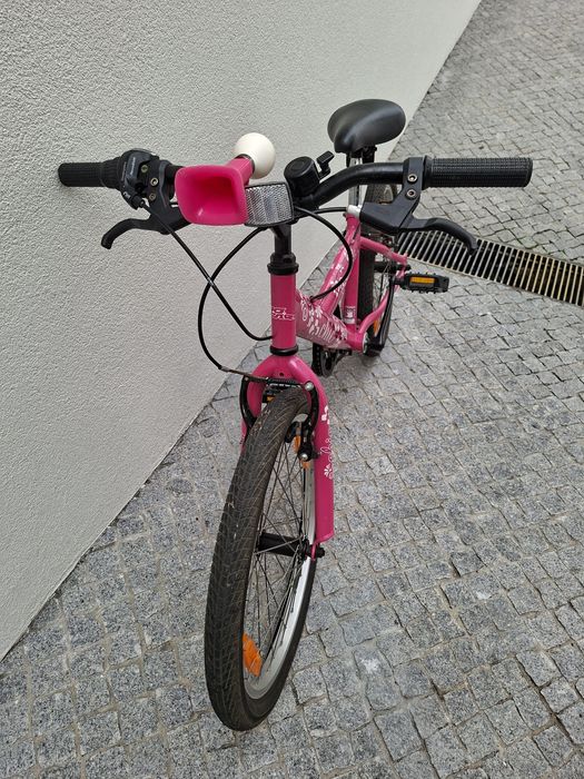 Bicicleta Infantil - Rosa com Flores