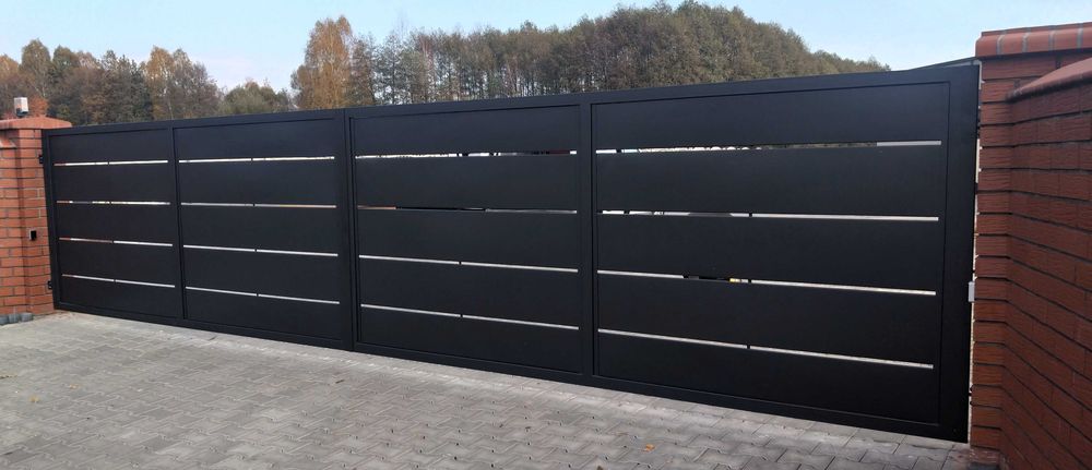 Brama przesuwna ,brama skrzydłowa,płot, przęsło