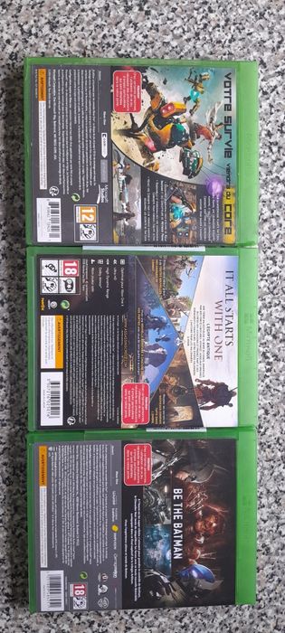Assassins creed origins/Recore/Batman arkham knight Xbox one