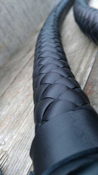 Nahajka bat skóra naturalna 76 cm