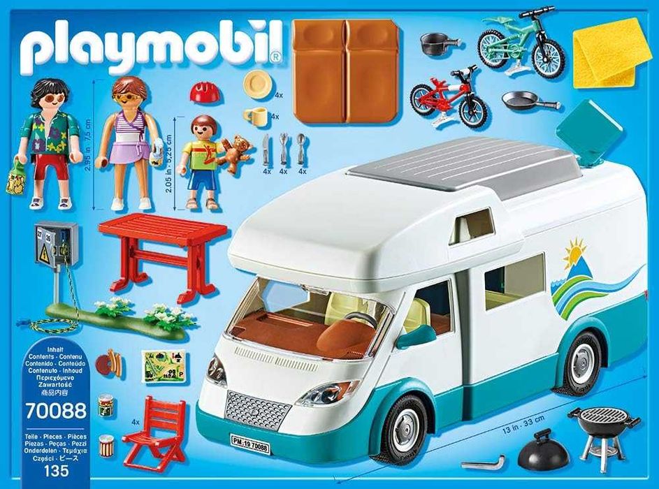 Конструктор Сімейний будиночок на колесах Playmobil Family Fun 70088