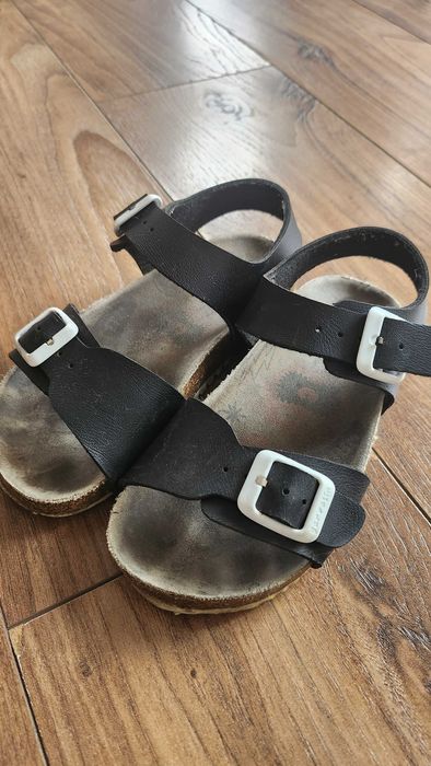 Sandaly czarne garvalin chłopiec