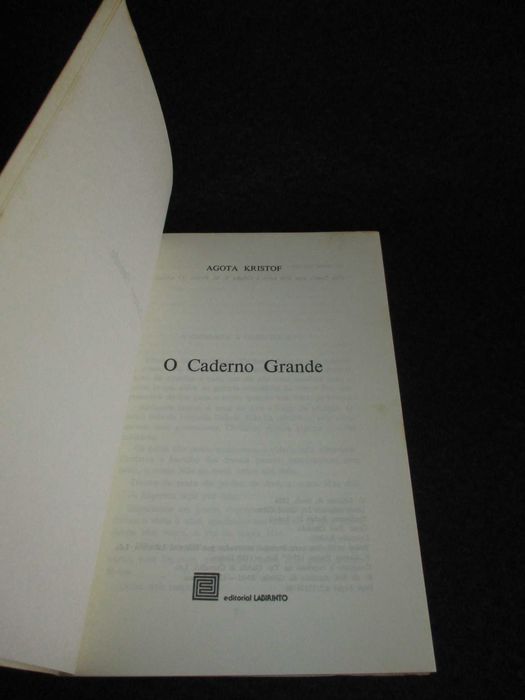 Livro O Caderno Grande Agota Kristof