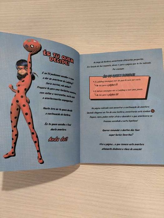 Livro Miraculous: As Aventuras de Ladybug - És Tu Quem Decide! (Novo)