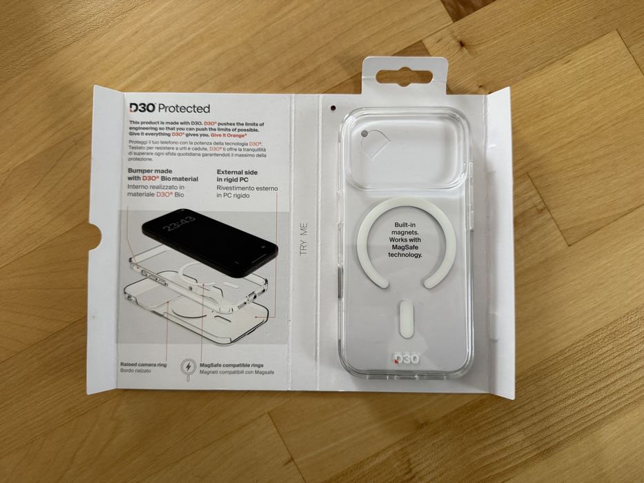 Etui Puro D30 Impact Clear iPhone 17 Pro