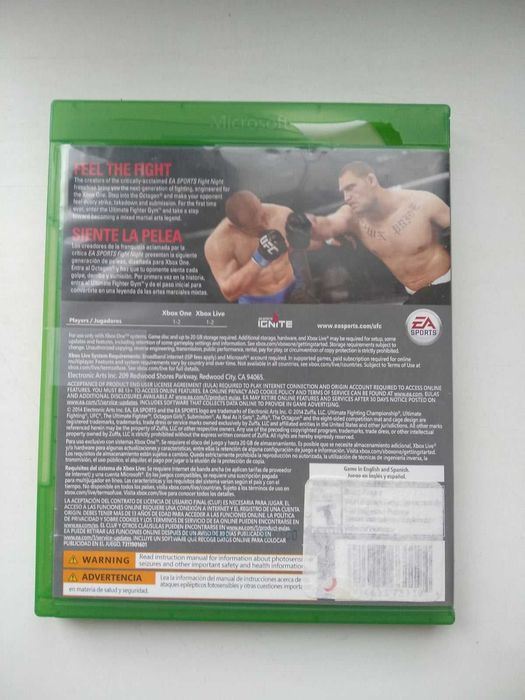 Диск игровой файтинг спаринг драки UFC ЕА XBOX ONE xbox one оригинал