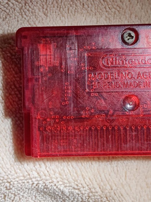 Pokémon Ruby Original GBA - apenas cartucho