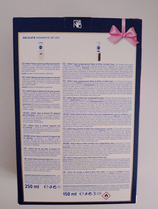 NIVEA Zestaw prezentowy DELICATE Moments of joy zawiera:



Soft Care