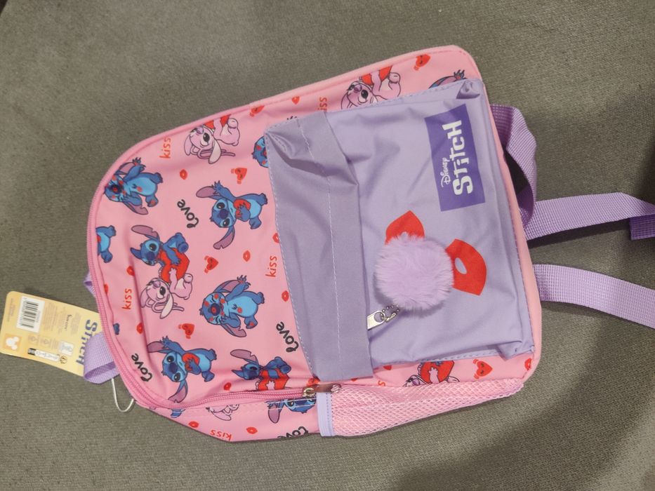 Mochila pré escolar Stitch novo com etiqueta
