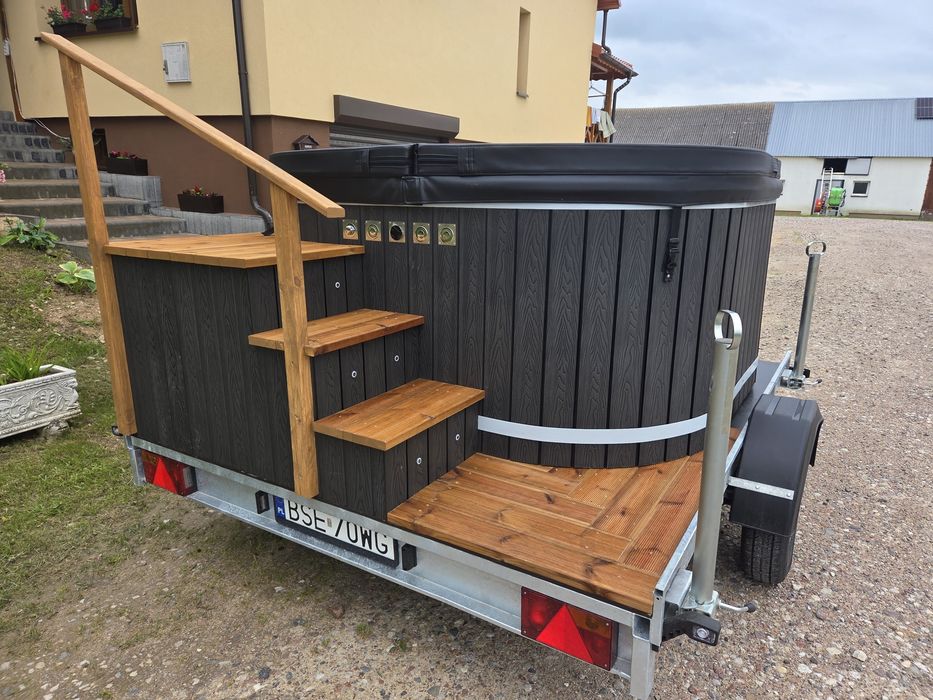 Balia Bania mobilna, jacuzzi,akryl, PIĘKNA, PREMIUM, kompozyt
