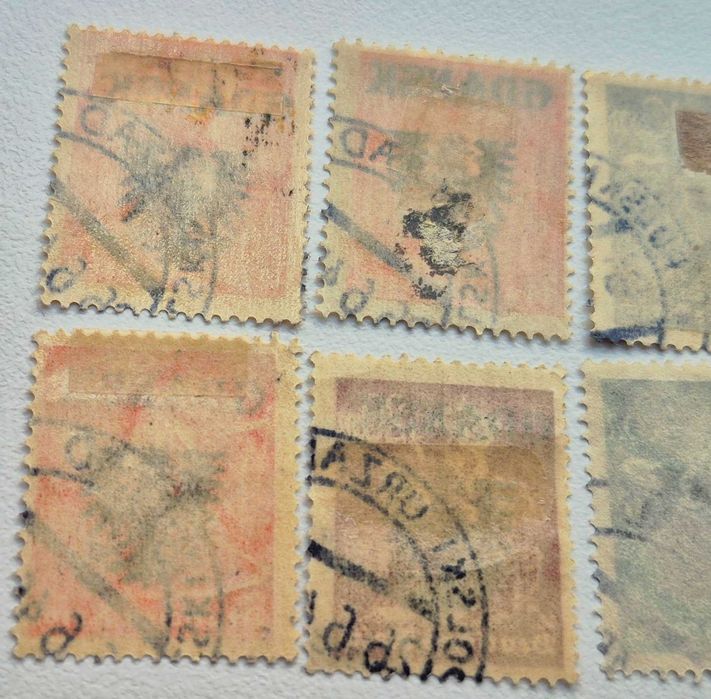 Німеччина серія марок з наддруком Гданськ Gdansk 8 марок