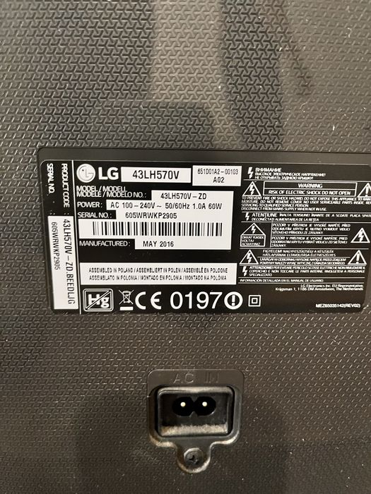 Телевізор SMART LG 43