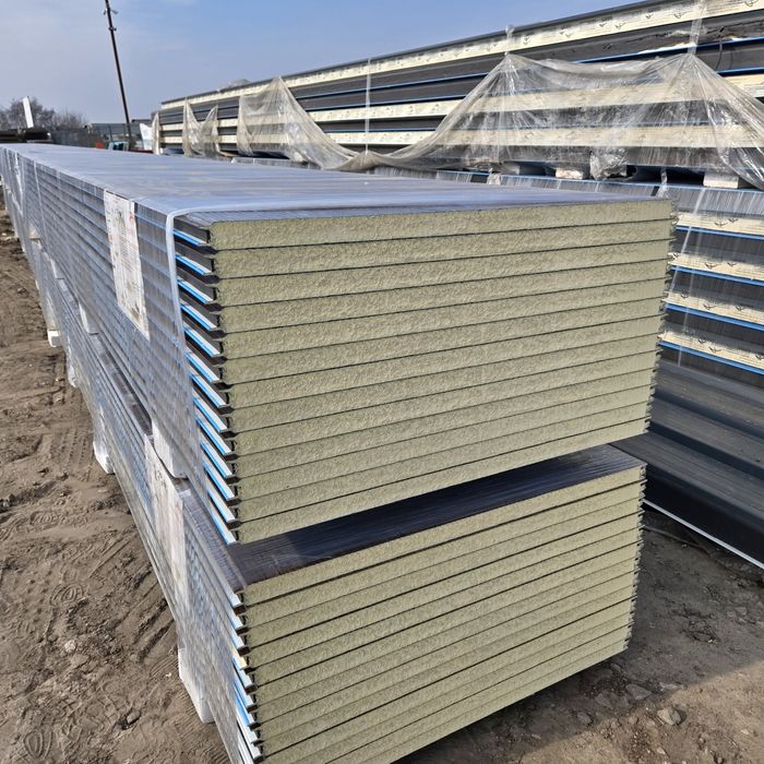 Płyta warstwowa 40mm drewnopodobna, ciemny dąb I gat, NOWA 15m