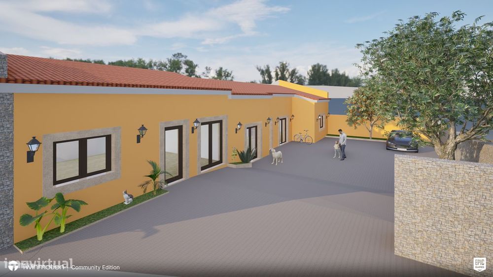 Moradia T3 com projeto aprovado, em Garruchas, Reguengo do Fetal