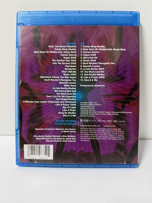 Madonna - Sticky & Sweet Tour Live From Buenos Aires Koncert Blu-ray