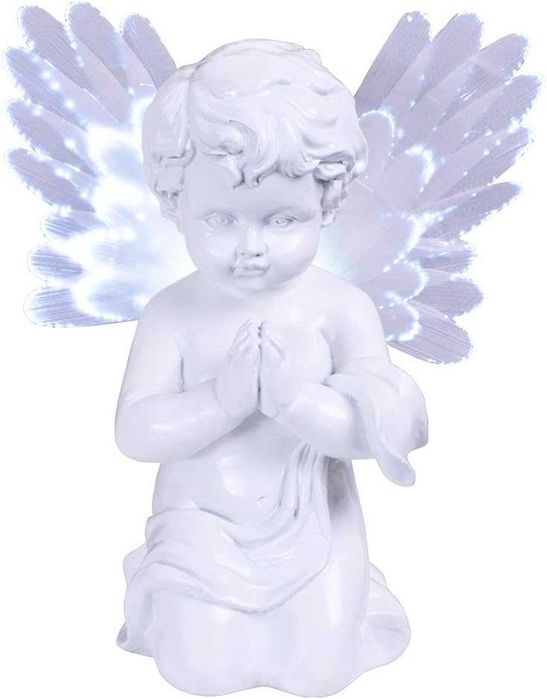 Figurka Aniołka Zasilana energią słoneczną LED