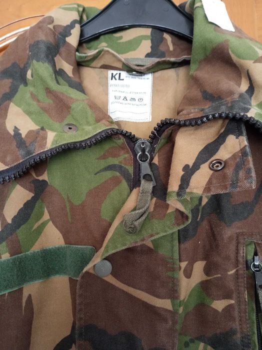 Fato macaco camuflado militar Exército Holandês KL macacão DPM