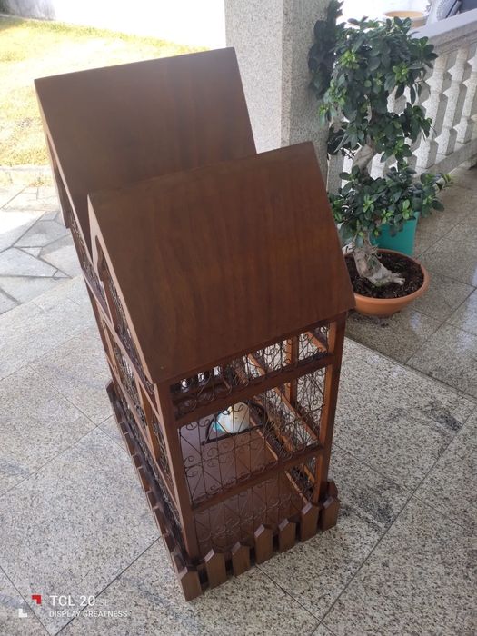 Gaiola Vintage Em Madeira – 120€