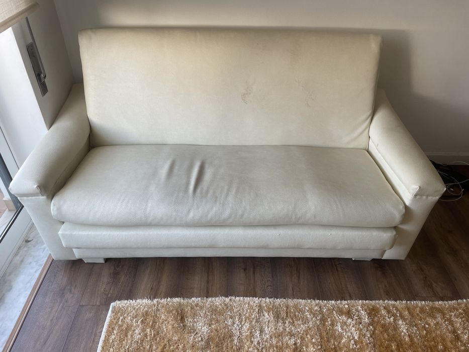 Sofa e poltrona beje