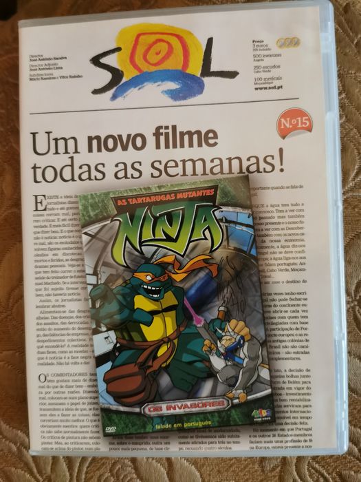 DVD - Tartarugas Ninja