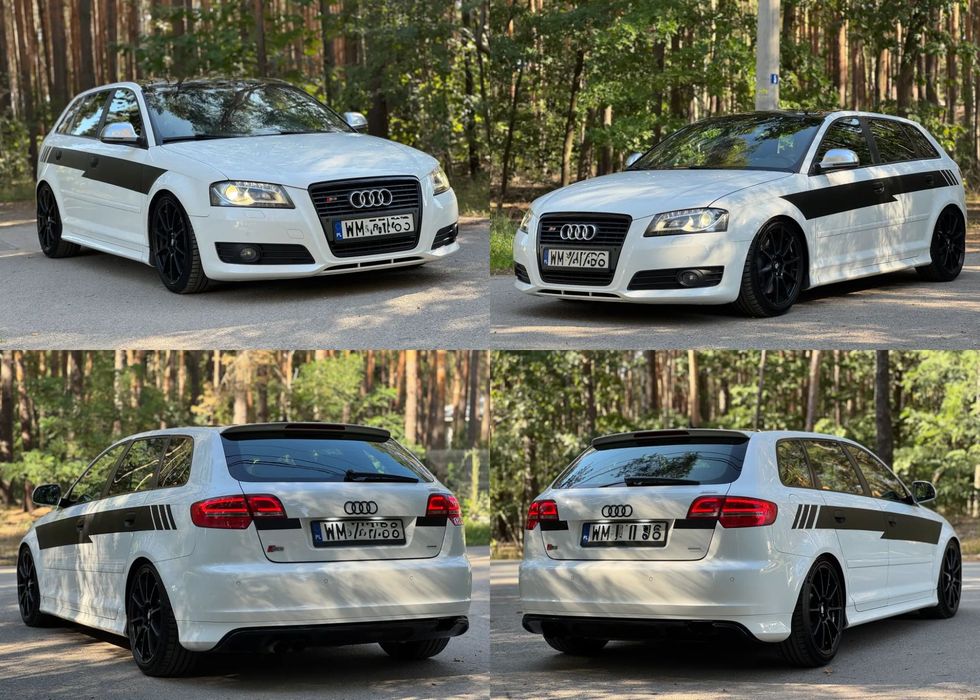Audi S3 100%BEZWYPADKOWY 300KM !Gwarancja! klimatronic/parktronic/navi