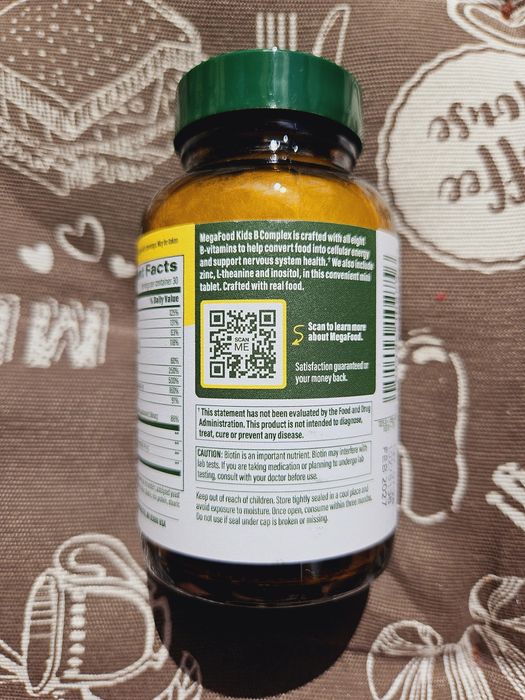 MegaFood Kids дитячий B Complex вітаміни групи В для дітей В комплекс