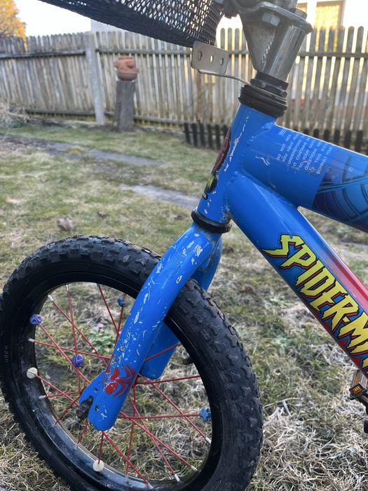 Rower chłopięcy 16 spiderman